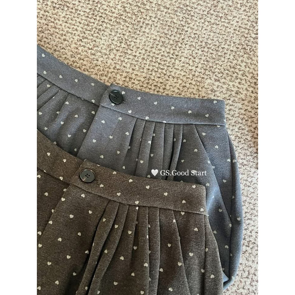 ✈️預購-//GS家//花苞甜心愛心呢料短褲~12.15-細節圖11