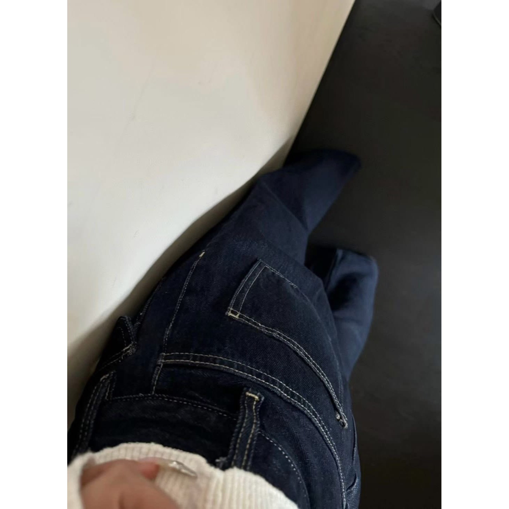 ✈️預購-//WGWE家//前袋設計高腰直筒牛仔褲~12.20-細節圖6