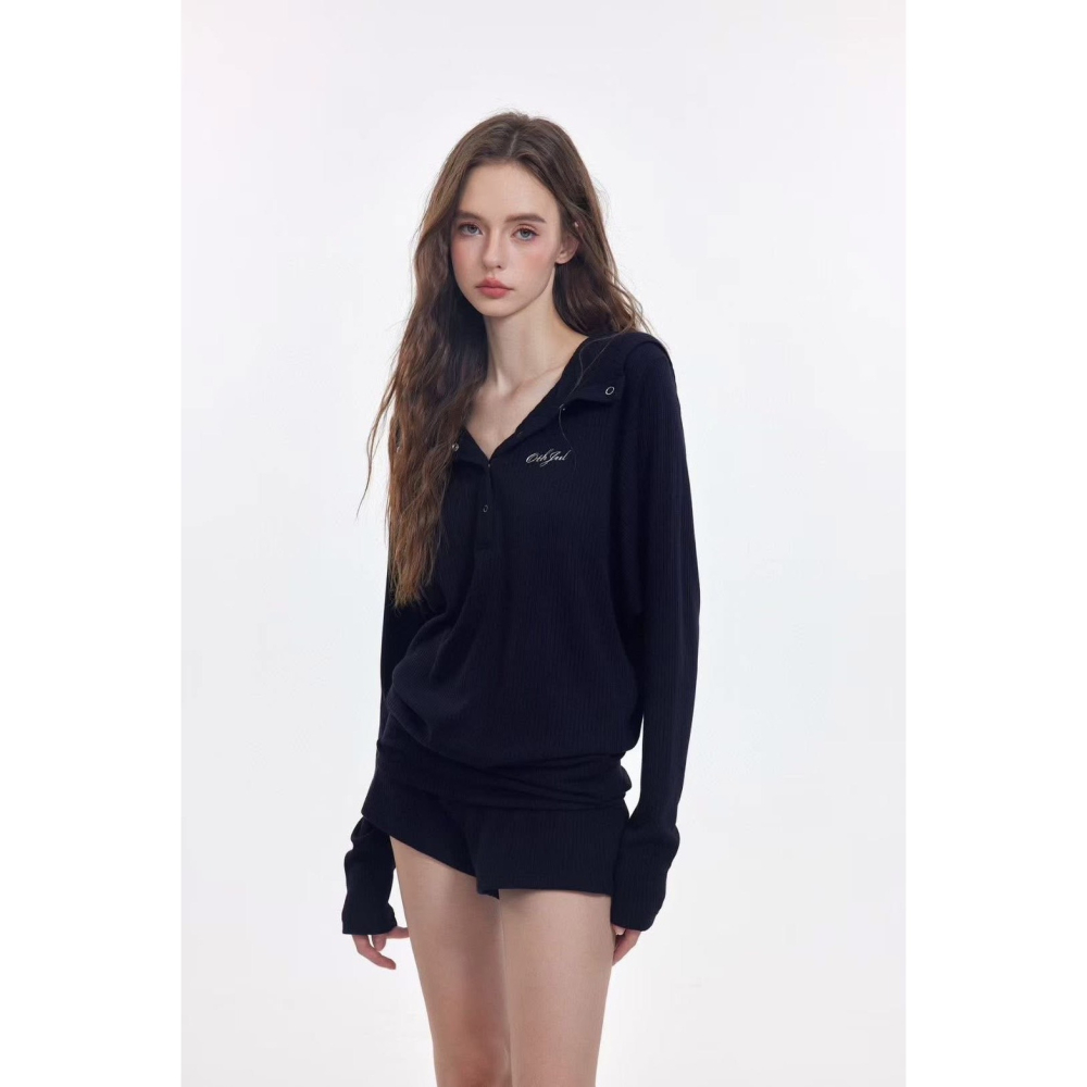 ✈️預購-//WGWE家//連帽坑條彈力套裝~12.20-細節圖2