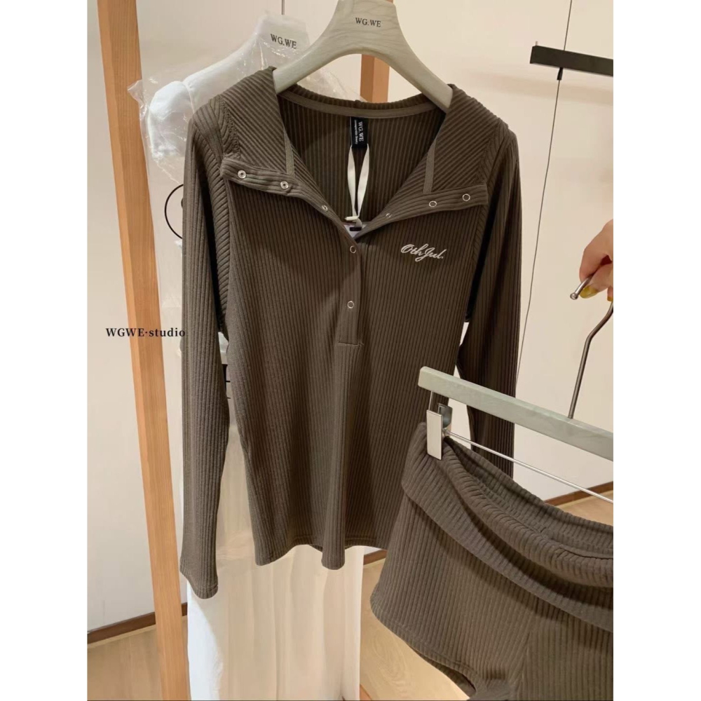 ✈️預購-//WGWE家//連帽坑條彈力套裝~12.20-細節圖6