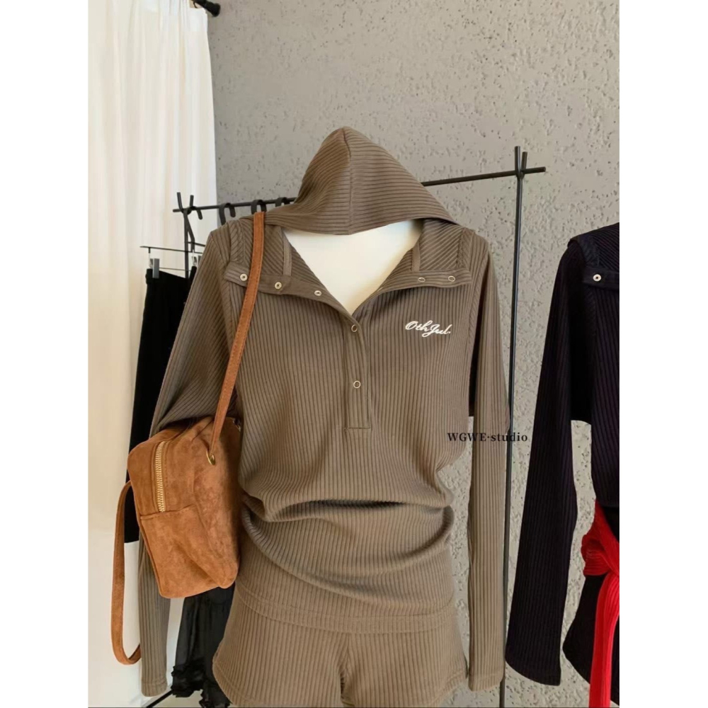 ✈️預購-//WGWE家//連帽坑條彈力套裝~12.20-細節圖9