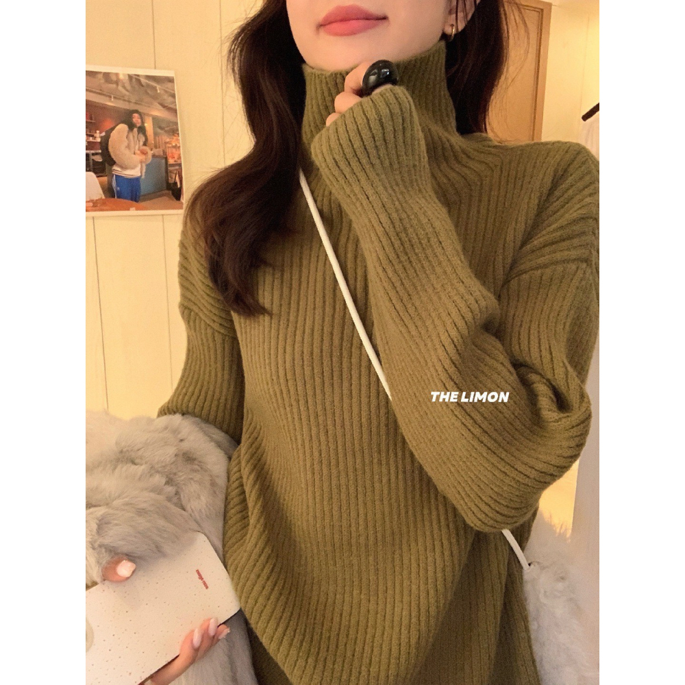 ✈️預購-//檸檬家🍋//超大版立領寬鬆針織~12.25-細節圖6