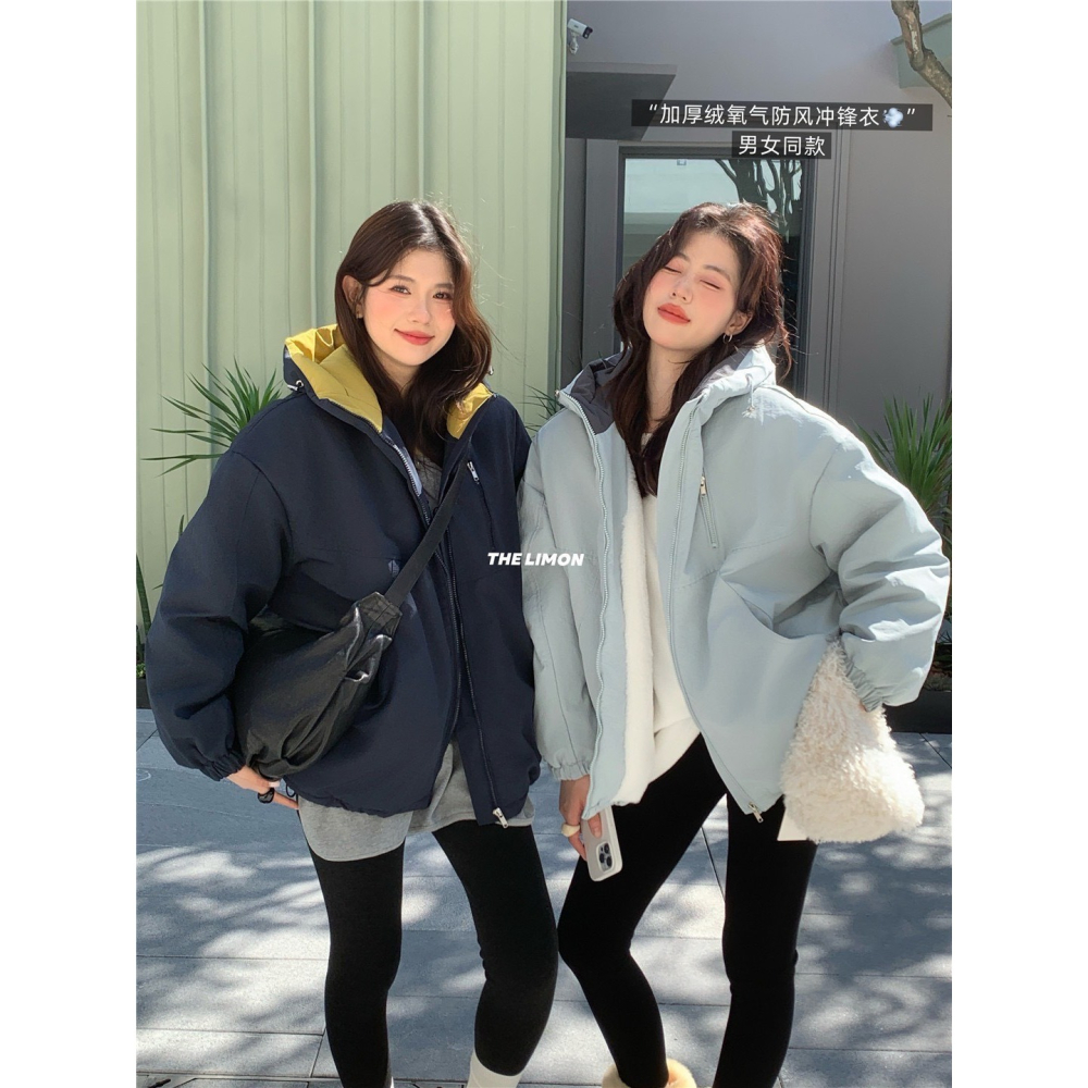 ✈️預購-//檸檬家🍋//加厚氧氣感連帽外套~12.25-細節圖2