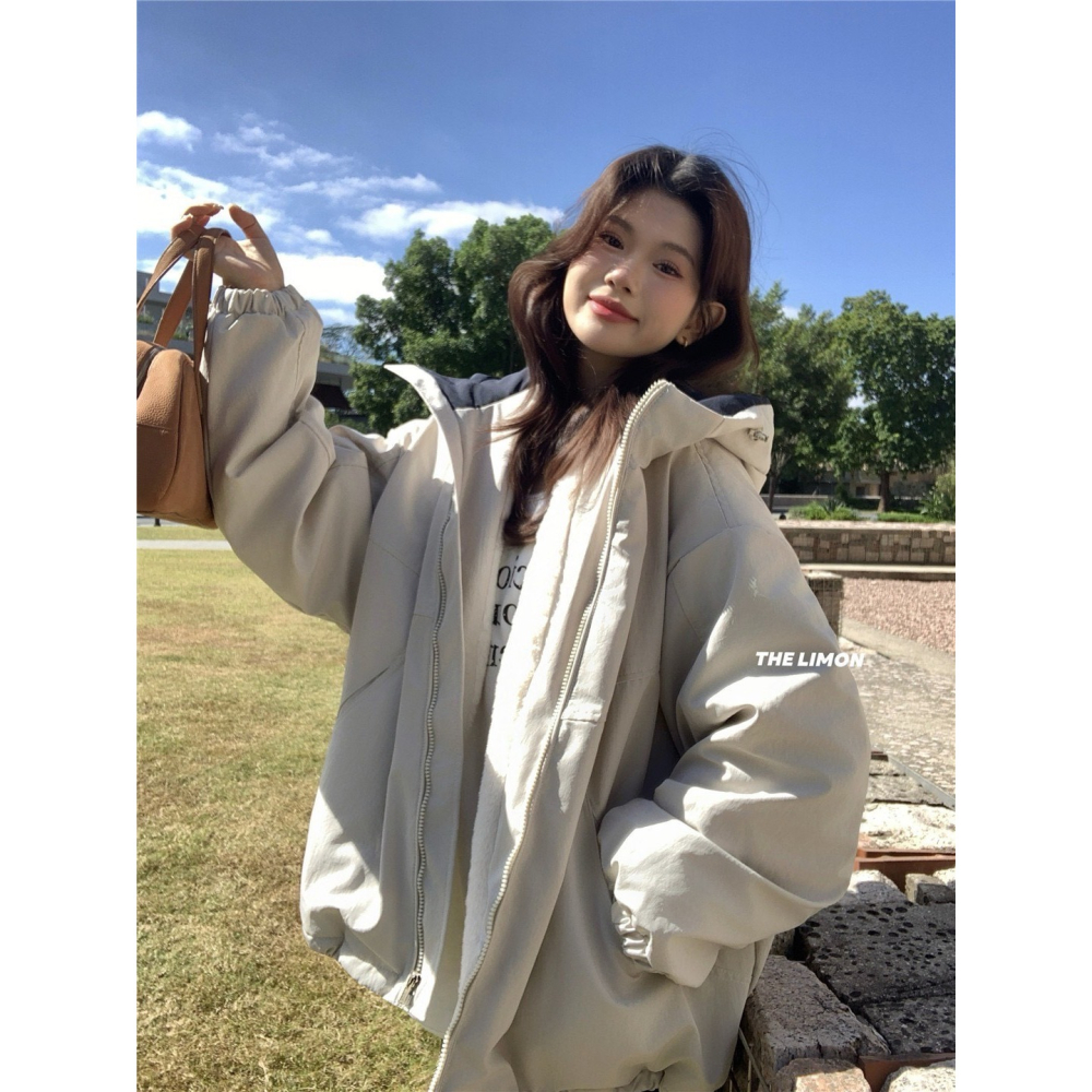 ✈️預購-//檸檬家🍋//加厚氧氣感連帽外套~12.25-細節圖3