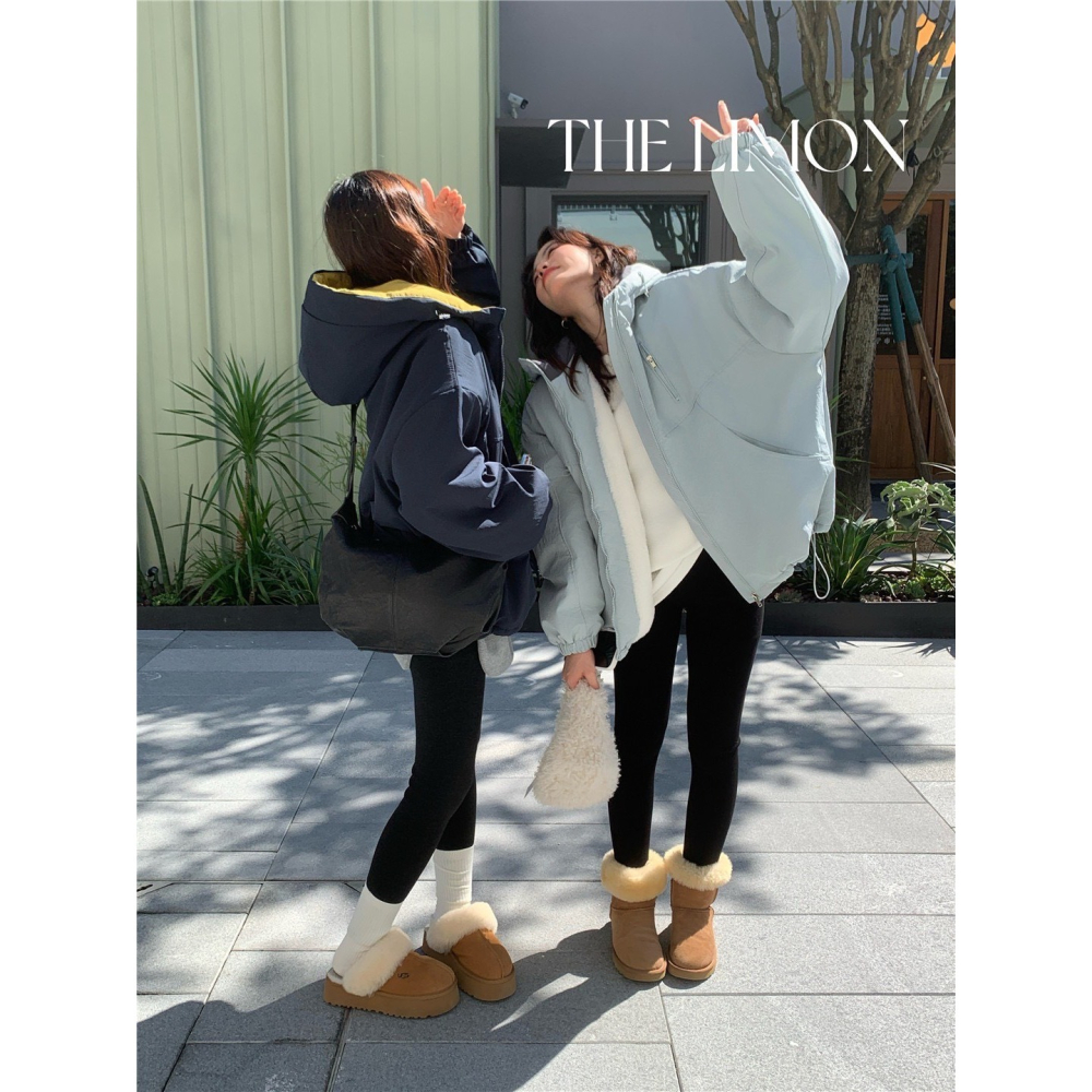 ✈️預購-//檸檬家🍋//加厚氧氣感連帽外套~12.25-細節圖7