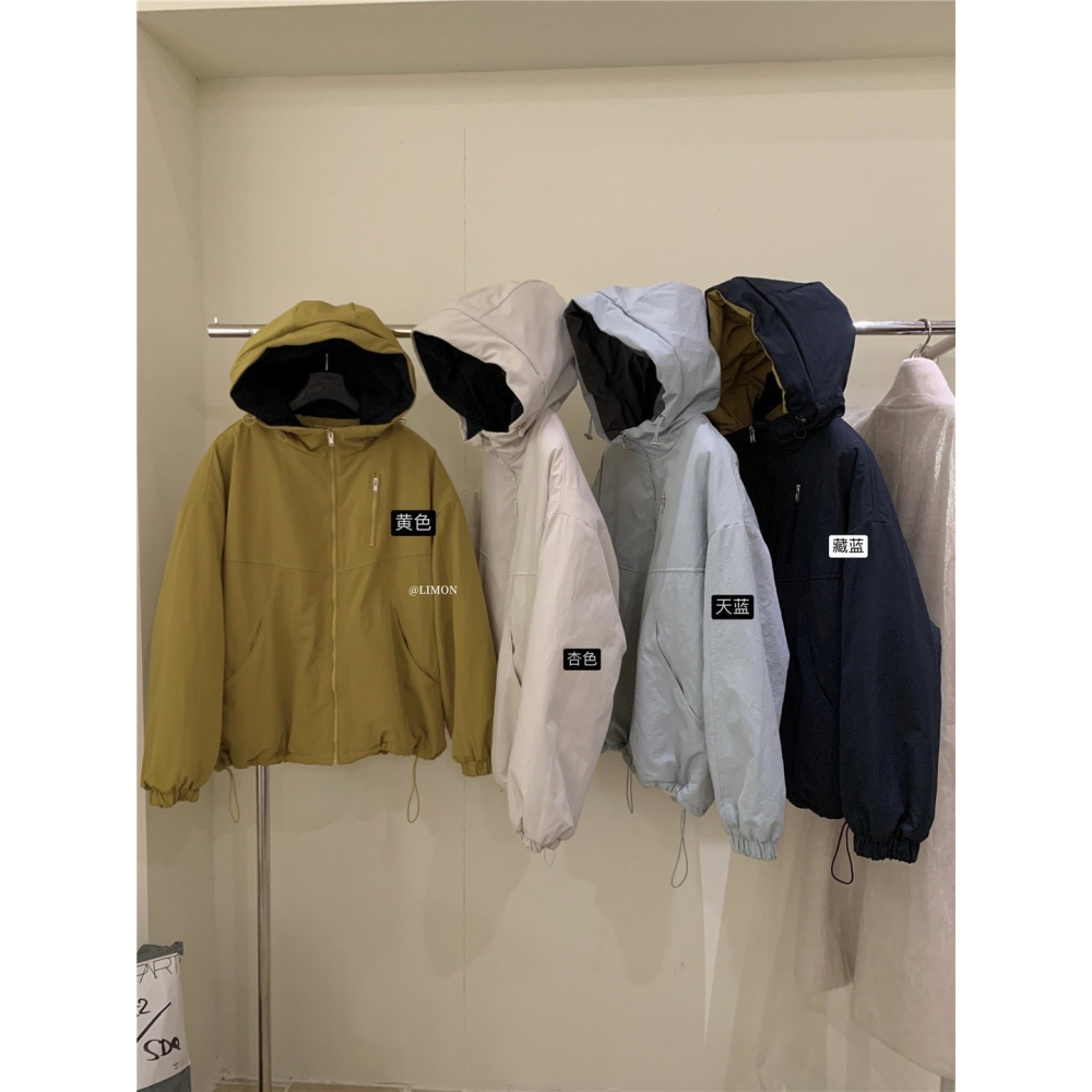 ✈️預購-//檸檬家🍋//加厚氧氣感連帽外套~12.25-細節圖11