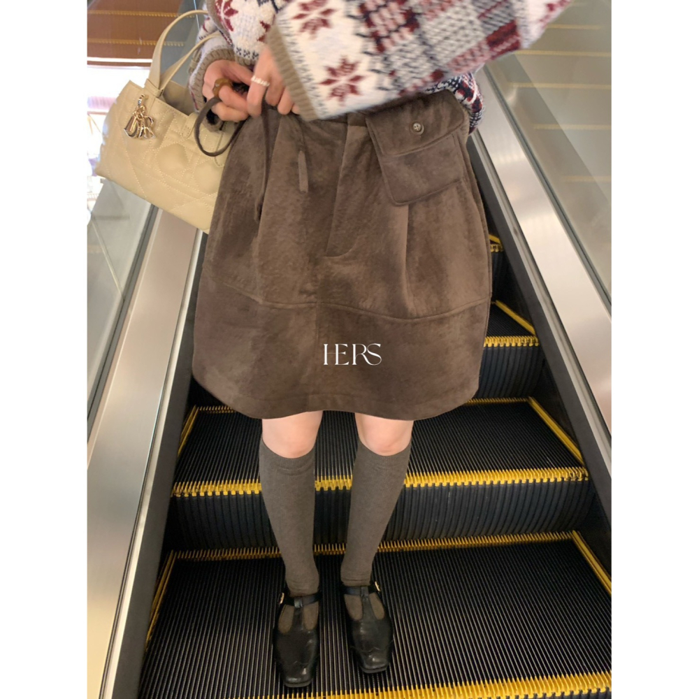 ✈️預購-//Hers家 //配腰包花苞短裙~1.15-細節圖2