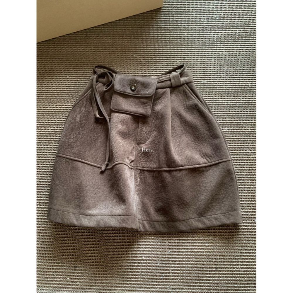 ✈️預購-//Hers家 //配腰包花苞短裙~1.15-細節圖11