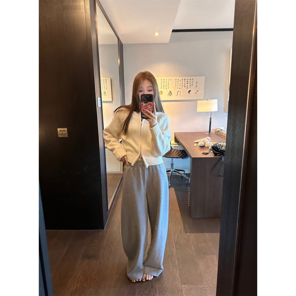 ✈️預購-//WGWE家 // 軟糯厚磅休閒長褲~1.20-細節圖7