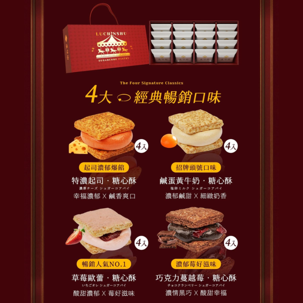 ⏰12/22收單-預購-盧琴樹 金馬流心 好酥喜禮盒~廠商約1月下旬出貨-細節圖2