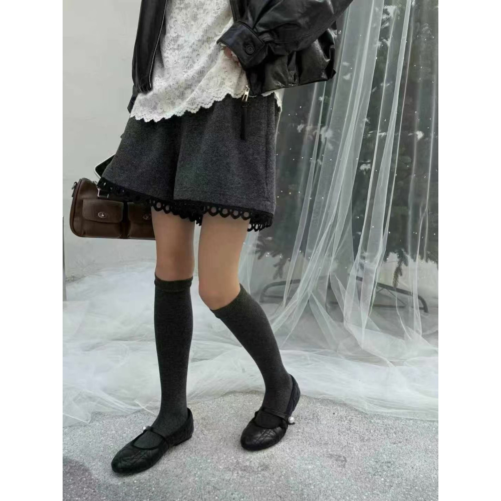 ✈️預購//Bella家//花邊羊毛短褲~2.5-細節圖9