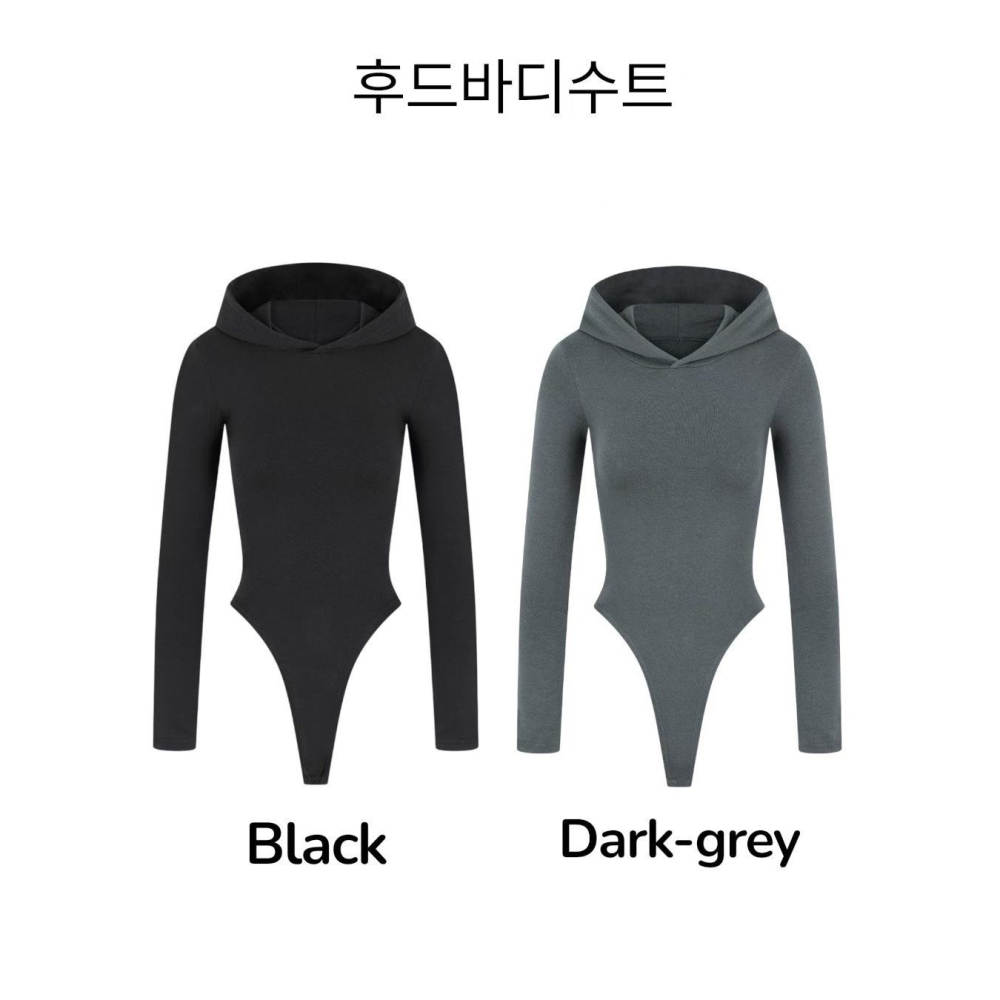 ✈️預購-韓國🇰🇷//修身連帽包臀上衣~3.31-細節圖8