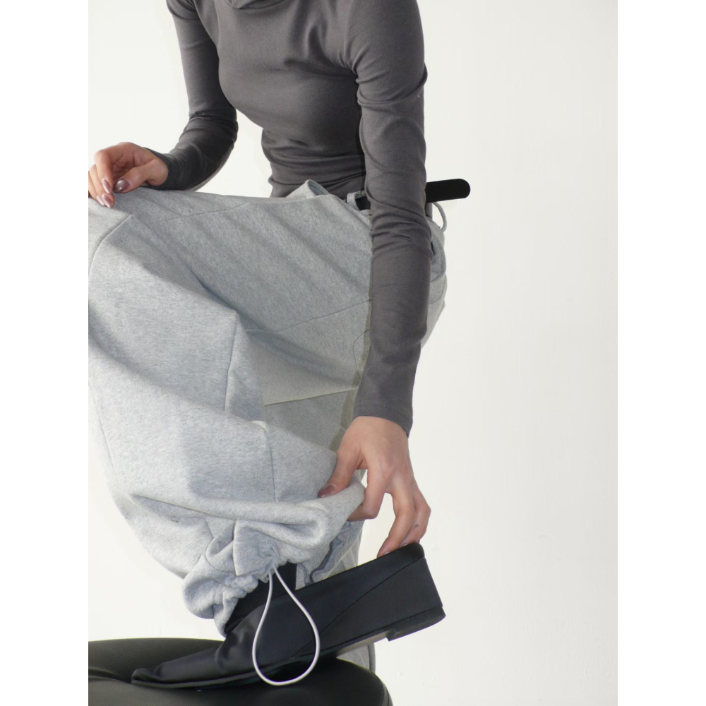 ✈️預購-韓國🇰🇷//側邊壓線寬鬆長褲（附皮帶）~3.31-細節圖3