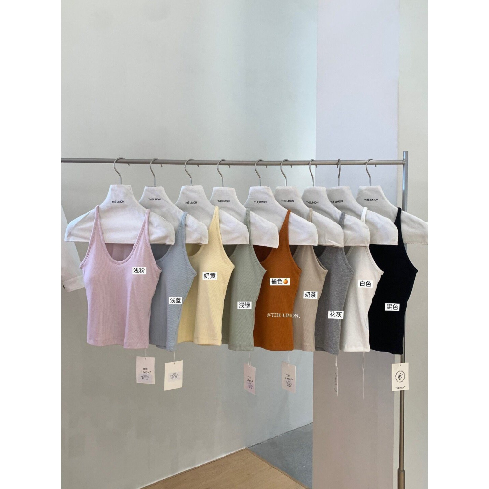 ✈️預購//檸檬家🍋//彈彈貼身削肩背心~5.10-細節圖11
