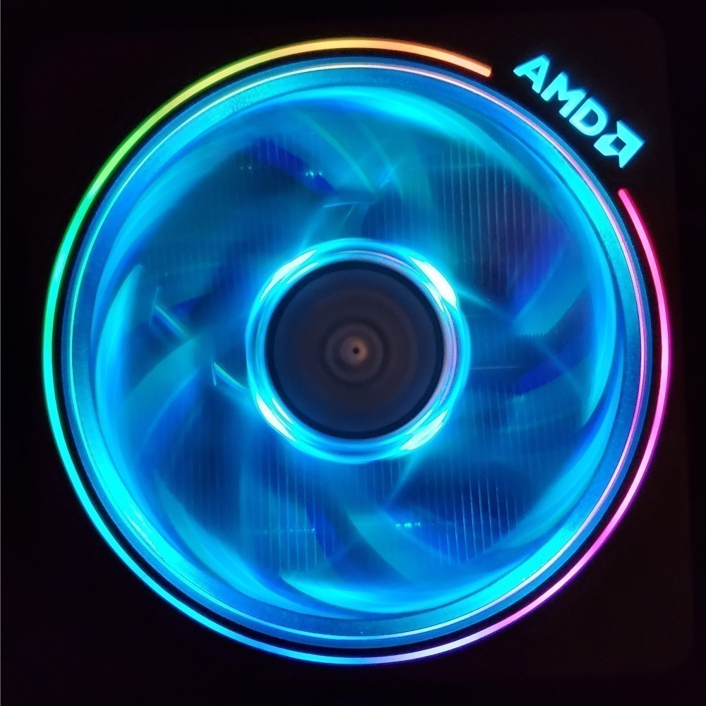 全新 AMD Wraith Prism CPU散熱器 幽靈風扇 稜鏡散熱器 RGB原廠風扇 CPU風扇-細節圖2