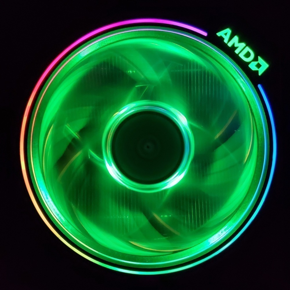 全新 AMD Wraith Prism CPU散熱器 幽靈風扇 稜鏡散熱器 RGB原廠風扇 CPU風扇-細節圖3