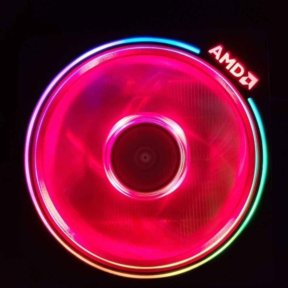 全新 AMD Wraith Prism CPU散熱器 幽靈風扇 稜鏡散熱器 RGB原廠風扇 CPU風扇-細節圖4