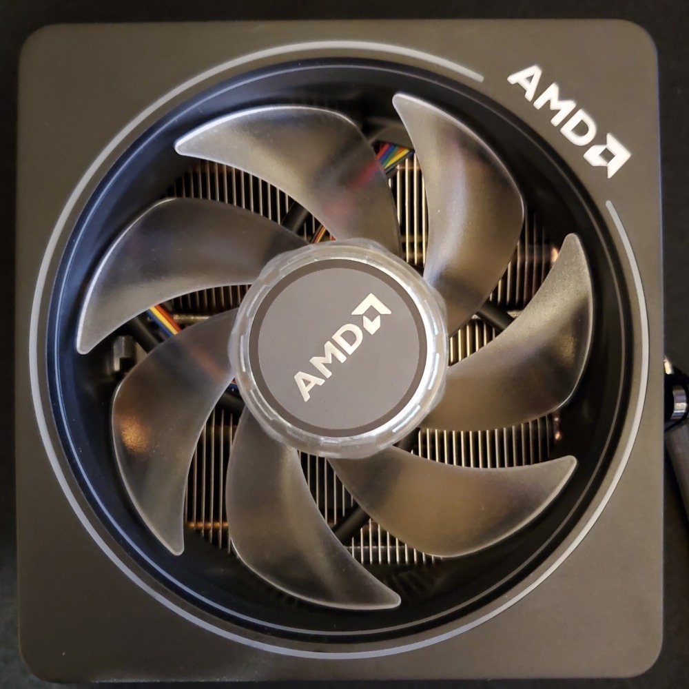 全新 AMD Wraith Prism CPU散熱器 幽靈風扇 稜鏡散熱器 RGB原廠風扇 CPU風扇-細節圖5