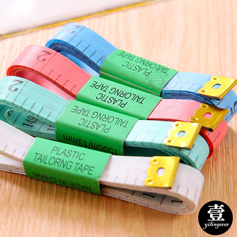 雙面帶鐵軟皮尺 雙面軟皮尺 軟尺 雙面軟尺 彩色軟尺 150cm 公分 市寸 測量 布尺 腰圍測量 軟皮尺 三圍測量-細節圖7