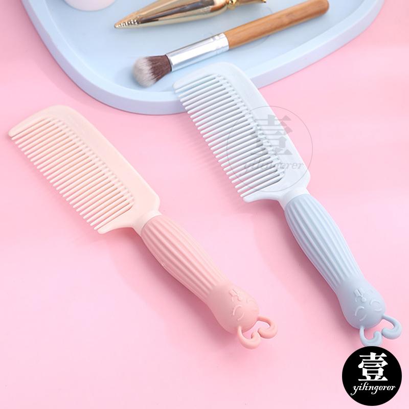 卡通兔子美髮梳 美髮梳 防靜電 兔子造型 造型梳 兔子梳 直髮梳 扁梳 矽膠 瀏海梳 順髮梳 按摩梳-細節圖7