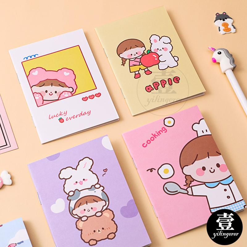 迷你口袋本 卡通小本子 可愛 小筆記本 記事本 幼兒園 贈品 禮品 禮物獎品 簡約圖案 隨身筆記本 筆記本 可愛 韓風-細節圖8