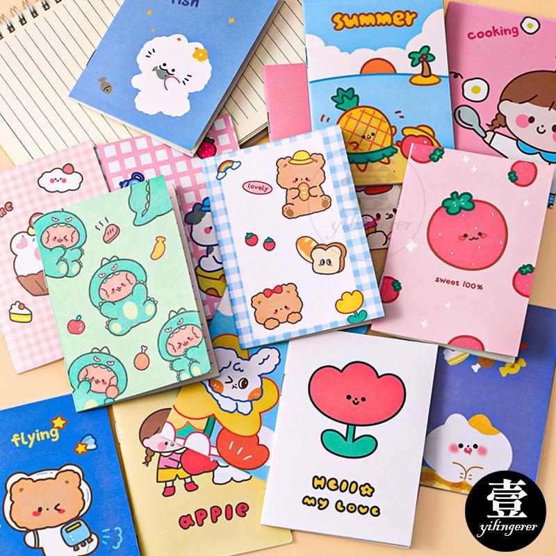 迷你口袋本 卡通小本子 可愛 小筆記本 記事本 幼兒園 贈品 禮品 禮物獎品 簡約圖案 隨身筆記本 筆記本 可愛 韓風-細節圖9