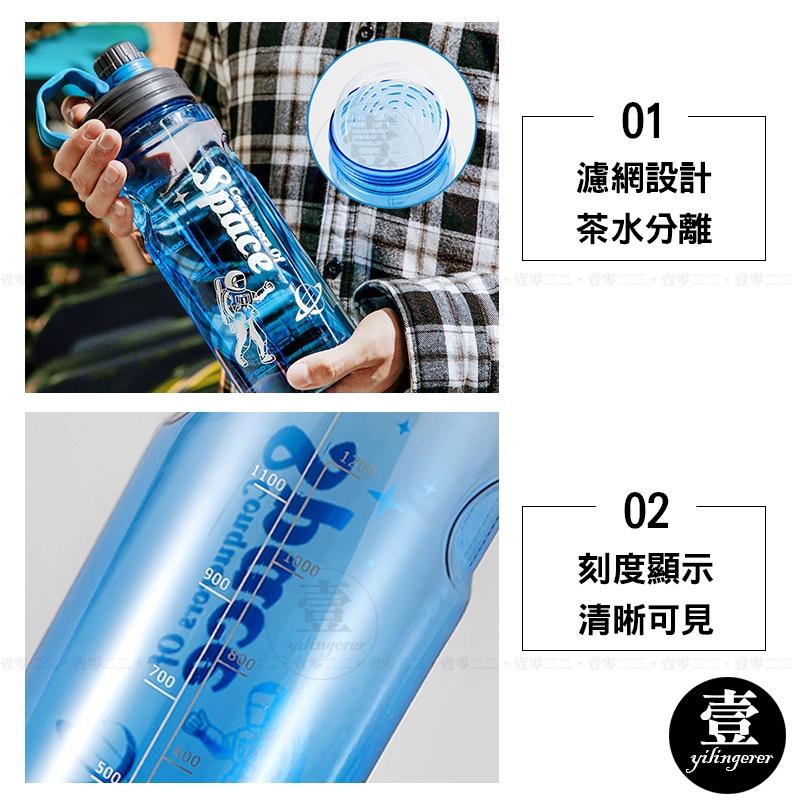 大容量運動水壺【台灣現貨+電子發票】健身必備 透明水壺 運動水壺 直飲運動水壺 防摔水壺 1100ml 2000ml-細節圖5