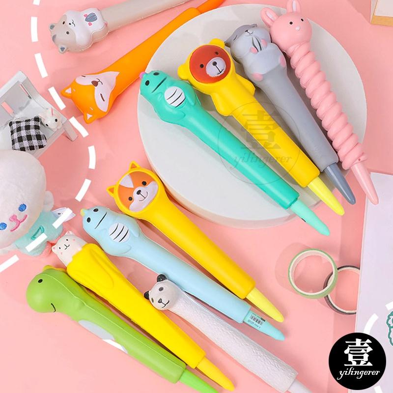 卡通減壓筆 原子筆 中性筆 好寫原子筆 0.5mm 紓壓 發洩 減壓筆 捏捏筆 紓壓筆 卡通造型筆 辦公室 文具用品-細節圖8