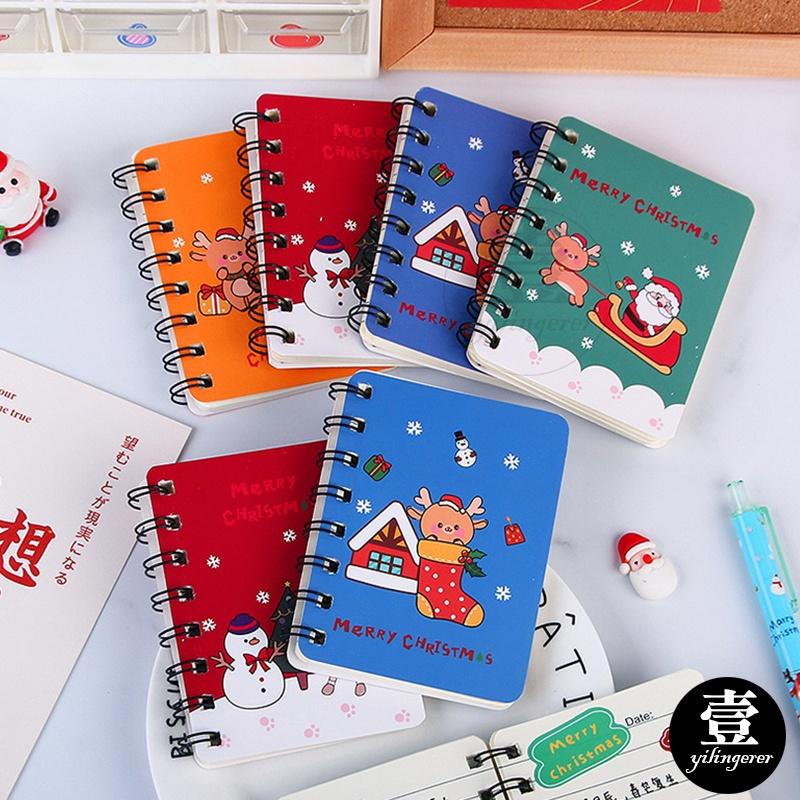 聖誕線圈筆記本【台灣現貨+電子發票】活頁本 口袋筆記本 小本子 單字本 贈品 禮品 禮物獎品 耶誕節 聖誕禮物-細節圖8
