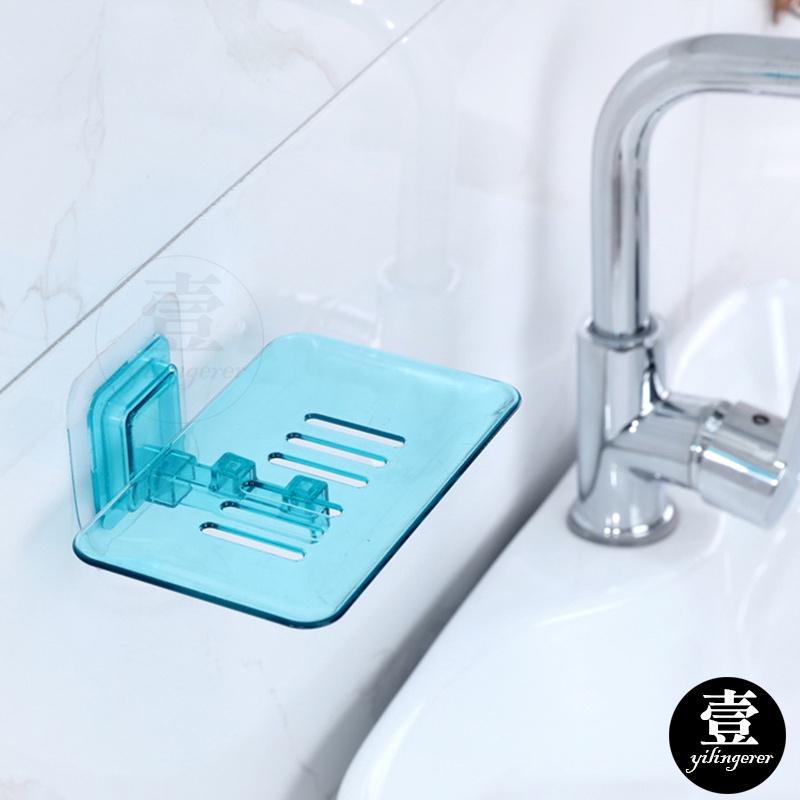 壁掛水晶肥皂架【台灣現貨+電子發票】置物架 肥皂架 菜瓜布架 透明水晶瀝水架 瀝水架 肥皂盒 壁掛 無痕 免打孔 透明-細節圖7