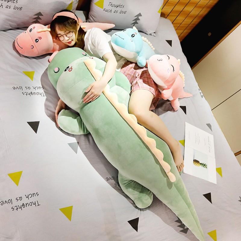 巨型恐龍抱枕靠墊 150CM 大型毛絨玩具 台灣現貨 兒童玩偶 陪睡 安撫抱枕 聖誕節 情人節 生日禮物 聖誕禮物-細節圖2