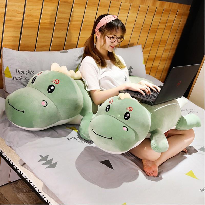 巨型恐龍抱枕靠墊 150CM 大型毛絨玩具 台灣現貨 兒童玩偶 陪睡 安撫抱枕 聖誕節 情人節 生日禮物 聖誕禮物-細節圖4