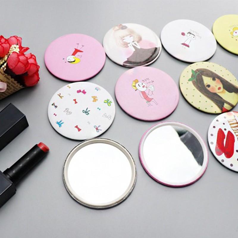 韓國可愛便攜小鏡子 化妝鏡 鏡子 小圓鏡 小鏡子 創意迷你化妝鏡 隨身補妝鏡 便攜式小圓鏡 補妝小鏡子 少女心 禮品-細節圖2