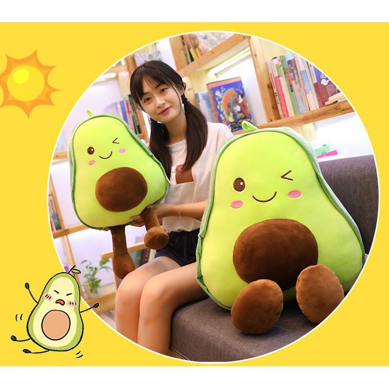 酪梨娃娃 超萌牛油果玩偶【台灣現貨+電子發票】 60公分 網紅交換禮物 生日禮物 大抱枕-細節圖4