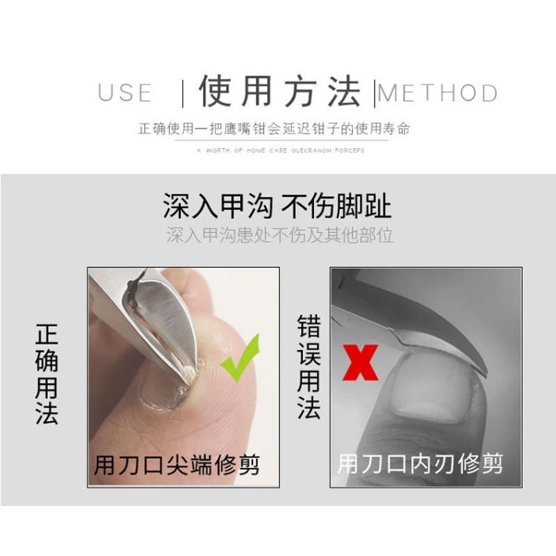 [現貨秒發!] 不鏽鋼剔甲組 鷹嘴鉗 【壹零二二】三合一折疊鷹嘴鉗 去死皮尖嘴鉗 剪腳趾甲修腳剪嵌甲【E0220176】-細節圖7