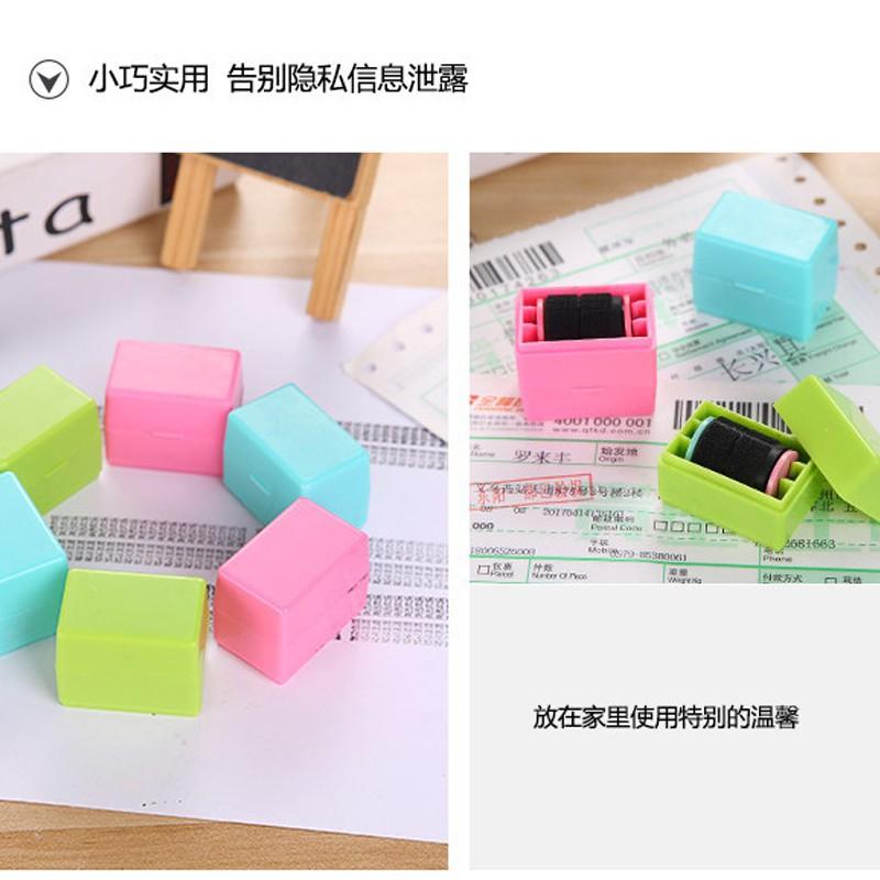 保密亂碼滾輪式印章 印章 台灣現貨 塗消章 安全章 滾輪式 保密 隱私 滾輪 亂碼-細節圖7