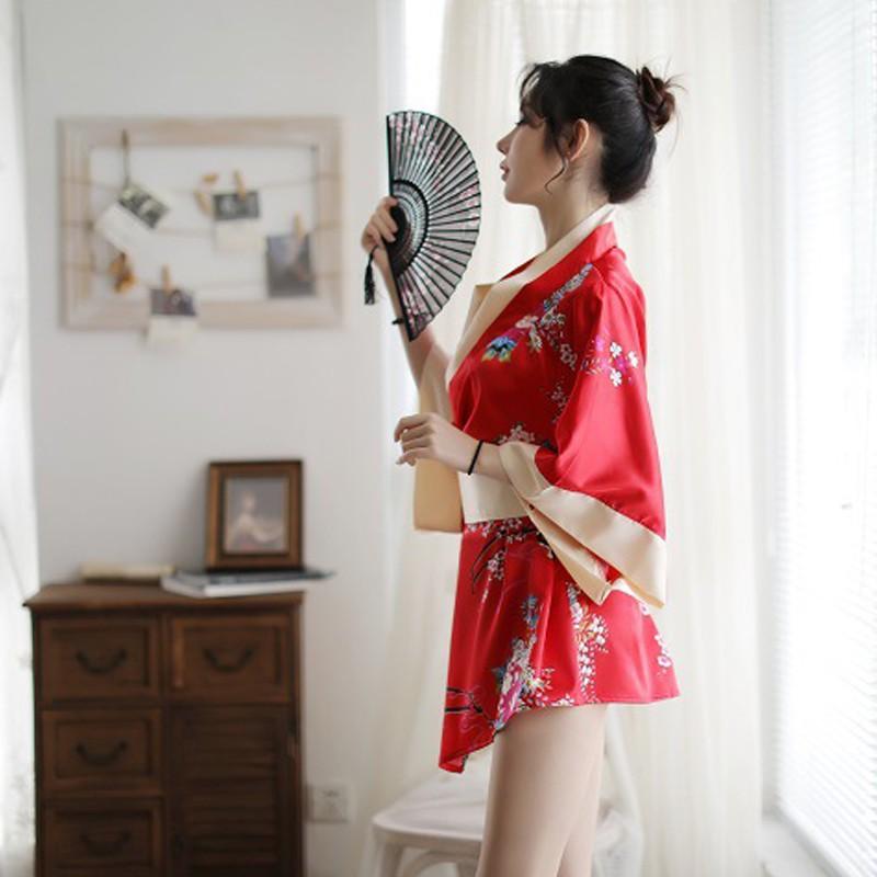 日式印花和服 蝴蝶結腰封 台灣現貨 cosplay 角色扮演 誘惑 性感 情趣-細節圖4