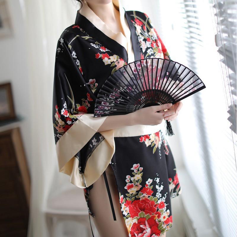 日式印花和服 蝴蝶結腰封 台灣現貨 cosplay 角色扮演 誘惑 性感 情趣-細節圖5