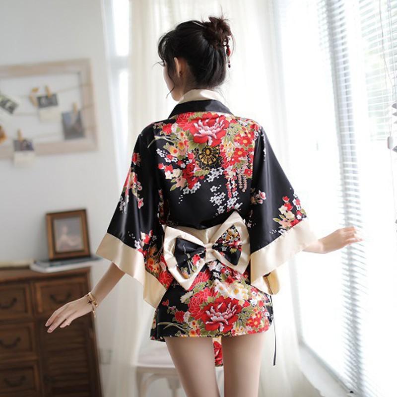 日式印花和服 蝴蝶結腰封 台灣現貨 cosplay 角色扮演 誘惑 性感 情趣-細節圖6