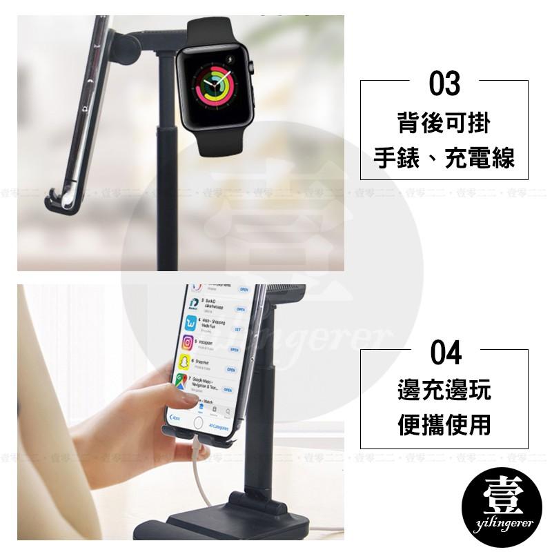 折疊伸縮旋轉手機架 桌面手機支架【壹零二二】台灣現貨秒發&發票【E0220584】懶人直播支架 360度 追劇支架-細節圖4
