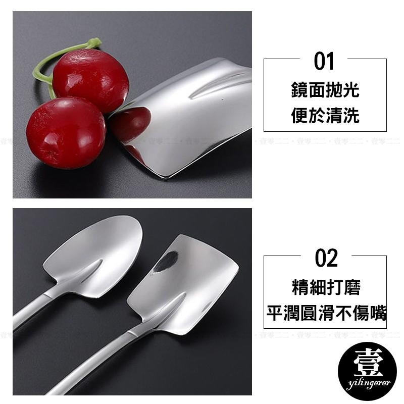 304鏟子造型湯匙 鏟子湯匙 台灣現貨 鏡面 不鏽鋼 鏡面湯匙鏟子造型 婚禮小物-細節圖4