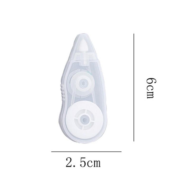 日系無印風修正帶 立可帶 台灣現貨 1入裸裝 簡約透明 塗改帶 利可帶 改正帶-細節圖5