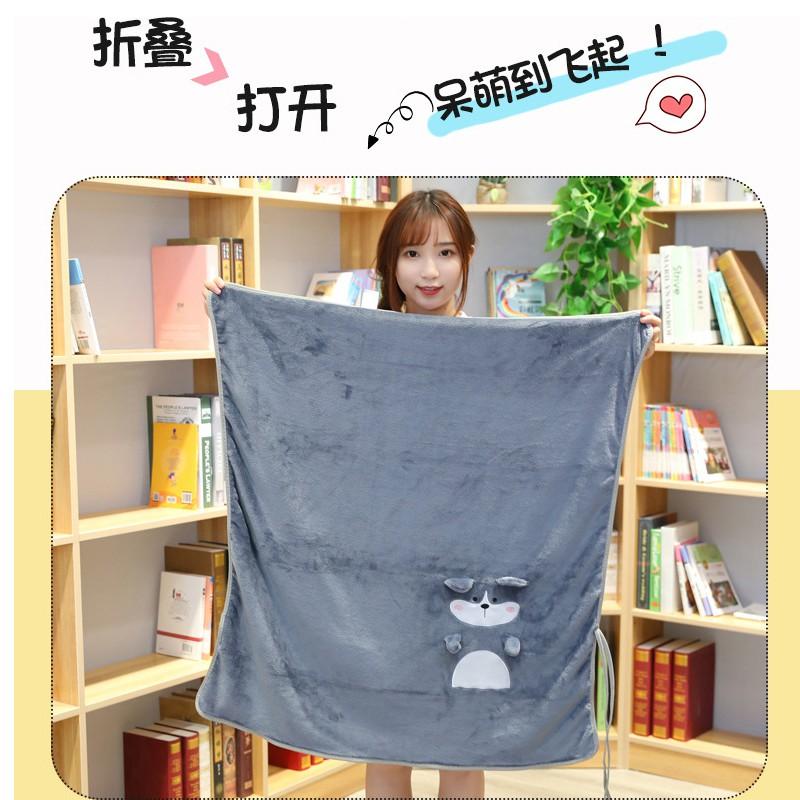 INS卡通小毛毯【台灣現貨+電子發票】 珊瑚絨毯子卡通毛毯 法蘭絨毛毯 卡通捲毯 空調毯 聖誕 聖誕節 耶誕 耶誕節 交-細節圖4