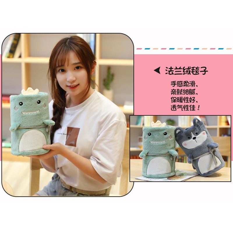 INS卡通小毛毯【台灣現貨+電子發票】 珊瑚絨毯子卡通毛毯 法蘭絨毛毯 卡通捲毯 空調毯 聖誕 聖誕節 耶誕 耶誕節 交-細節圖5