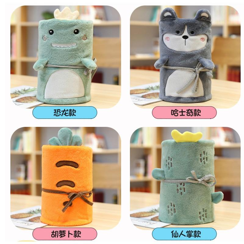 INS卡通小毛毯【台灣現貨+電子發票】 珊瑚絨毯子卡通毛毯 法蘭絨毛毯 卡通捲毯 空調毯 聖誕 聖誕節 耶誕 耶誕節 交-細節圖9