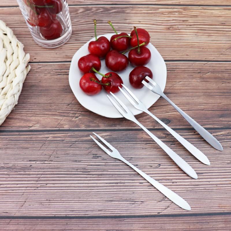 不鏽鋼小叉子 水果叉【壹零二二】台灣現貨秒發&發票【E0220202】蛋糕叉 不鏽鋼叉  西餐叉 點心叉 單支-細節圖5