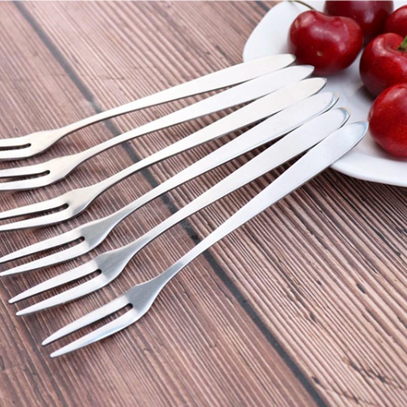 不鏽鋼小叉子 水果叉【壹零二二】台灣現貨秒發&發票【E0220202】蛋糕叉 不鏽鋼叉  西餐叉 點心叉 單支-細節圖6