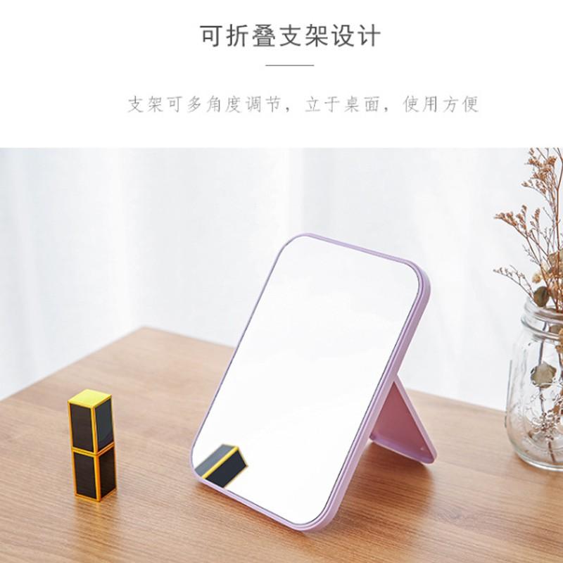 簡約北歐色系化妝鏡 素色鏡【壹零二二】台灣現貨秒發&發票【E0220283】化妝鏡 梳妝鏡 拍照道具 美妝鏡 折疊鏡-細節圖3