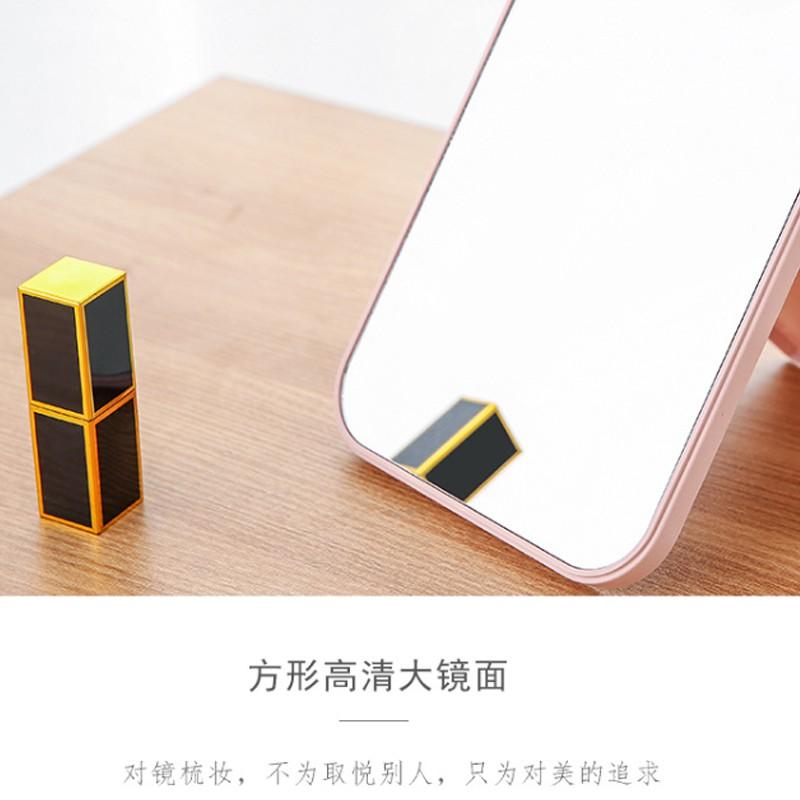 簡約北歐色系化妝鏡 素色鏡【壹零二二】台灣現貨秒發&發票【E0220283】化妝鏡 梳妝鏡 拍照道具 美妝鏡 折疊鏡-細節圖4