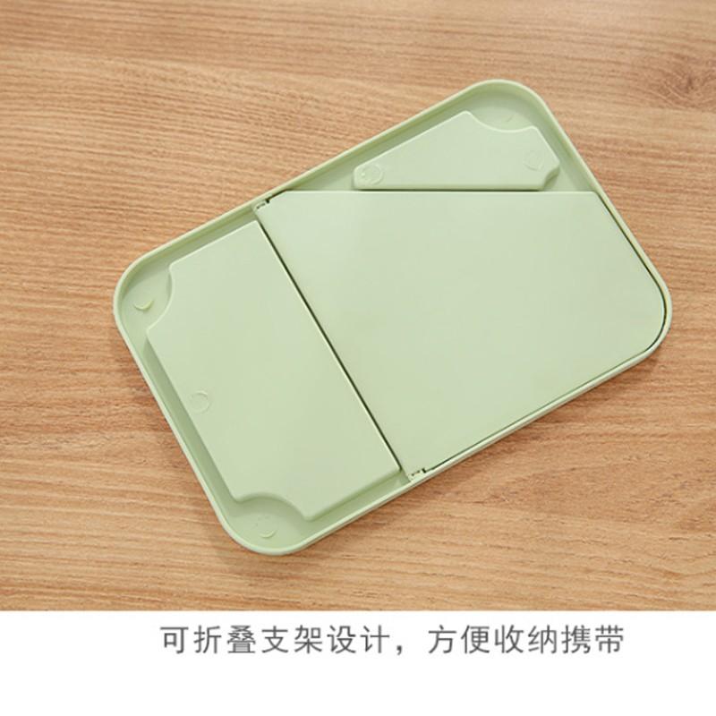 簡約北歐色系化妝鏡 素色鏡【壹零二二】台灣現貨秒發&發票【E0220283】化妝鏡 梳妝鏡 拍照道具 美妝鏡 折疊鏡-細節圖5